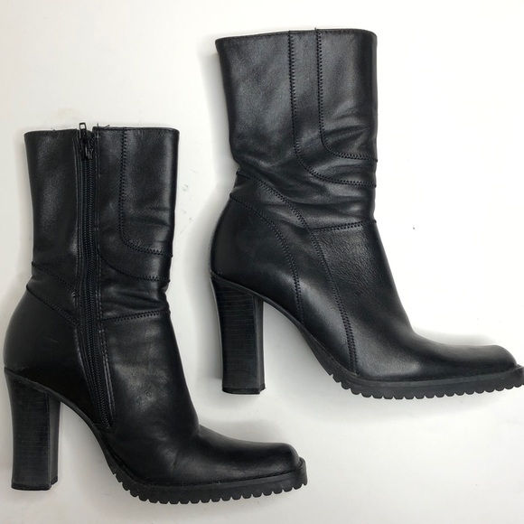 steve madden alden leather zip ankle boot